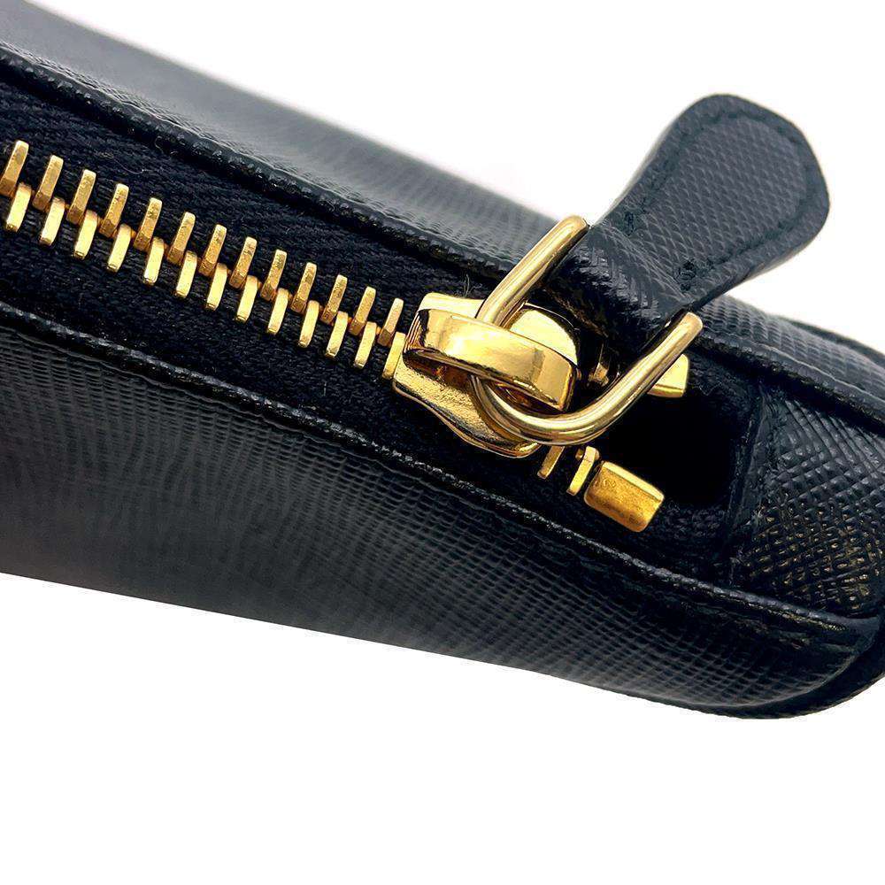 Prada Shoulder Bag Edition Saffiano Leather Clutch Black - Picture 7 of 12